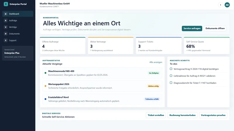 Enterprise Kundenportal