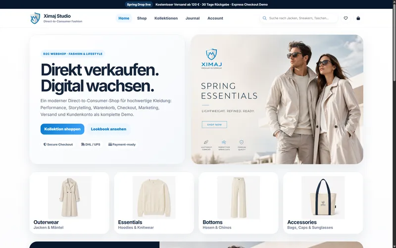 Warum den Webshop mit Ximaj realisieren?